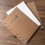 A5 Inserciones de Planificador de Carpetas de 6 Anillos - Repuestos de Papel en Blanco de Hojas Sueltas A5 Compatibles con