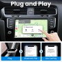 Alltotive S1 Adaptador CarPlay Inalámbrico para Coche con CarPlay por Cable, Convierte CarPlay con Cable a Inalámbrico, USB A/C