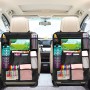 Diboniur Organizador Asiento Coche, Protectores de Asiento para Coche con 10 Bolsillos, Organizador Asiento Trasero Niños para