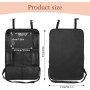 Diboniur Organizador Asiento Coche, Protectores de Asiento para Coche con 10 Bolsillos, Organizador Asiento Trasero Niños para