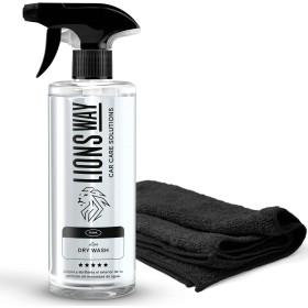Limpieza De Coche Profesional En Seco Con Cera De Carnauba - Potente Tratamiento Cerámico Para Coche Y Moto. Limpiador Y