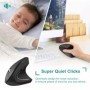 Ratón vertical ergonómico 2,4 GHz inalámbrico ratón óptico 3 DPI ajust