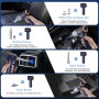 Aspirador De Mano, 15000 Pa Potente Aspiradora Coche, 4 En 1 Aspirador Y Soplador De Polvo Ligero, Pantalla Led, Mini Aspirador