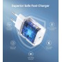 30W Cargador USB C, 3-Pack Tipo C Enchufe, PD3.0 Cargador Carga Rapida, Cabezal Adaptador Corriente Charger USB-C para i-Phone,