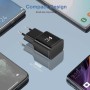 Cargador para Samsung Carga Rapida, Cargador Universal Movil con 2M Cable USB Tipo C Nylon para Samsung Galaxy S23/S22/S21
