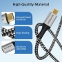 SUCESO Cable Extensión USB C 3.2 Gen 2 10Gbps Alargador Macho a Hembra Thunderbolt 3 100W Carga 4K@@60Hz Transmisión de Vídeo