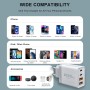 2-Pack Cargador USB C, Cargador Phone Carga Rapida PD 3.0, Enchufe Cargador de 4-Puerto, Adaptador de Cargador Múltiple Tipo-C
