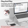 Cable de extensión USB C,1M 20 Gbps/240 W/5K@60Hz extensor USB C 3.2,4K@144Hz,cable de extensión de video tipo C macho@hembra