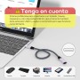 Cable de extensión USB C,1M 20 Gbps/240 W/5K@60Hz extensor USB C 3.2,4K@144Hz,cable de extensión de video tipo C macho@hembra