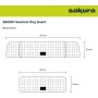 Sakura SS5259 - Barrera Protectora de Coche para Perros, para Reposacabezas, Colocación Sencilla en la Mayoría de Vehículos,