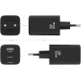 CARGADOR AISENS GAN 65W 2XUSB-C PD3.0 QC4.0 1XUSB-A QC3.0 NEGRO