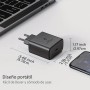 Cargador 45W Super Rapido para Samsung Galaxy S25/S24/S23/S22/S21 Ultra Plus, Cable Nylon USB-C 5A 1.5Mts Incluido.