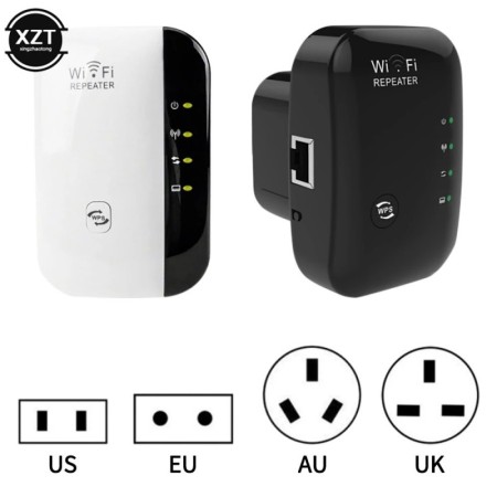 Repetidor WIFI inalámbrico de 300Mbps extensor Wifi remoto amplificado