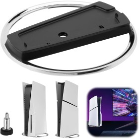 Yuio Soporte Vertical para Consolas PS5/PS5 Pro/PS5 Slim Disco Soporte con Base Antideslizante, Stand para Playstation 5 Pro