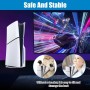 Yuio Soporte Vertical para Consolas PS5/PS5 Pro/PS5 Slim Disco Soporte con Base Antideslizante, Stand para Playstation 5 Pro