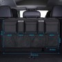 URAQT Organizador Maletero, Bolsas de Malla para Coche con 9 Bolsillos, Correa Ajustable y 3 Cinta de Fijación, Adecuado para