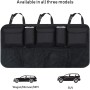 URAQT Organizador Maletero, Bolsas de Malla para Coche con 9 Bolsillos, Correa Ajustable y 3 Cinta de Fijación, Adecuado para