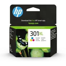 HP 301XL CH564EE,Tricolor, Cartucho de Tinta de Alta Capacidad Original, Compatible con impresoras de inyección de tinta HP