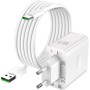 45W Cargador USB y Cable USB C para Oppo A60 A80,SUPERVOOC Carga Rápida Adaptador Cargador y Tipo C Cable 1Metro para Oppo