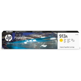 HP 913A F6T79AE, Amarillo, Cartucho de Tinta PageWide Original, de 3.000 páginas, compatible con impresoras de inyección de