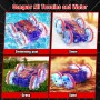 Coche Teledirigidos Todoterreno, Carro RC Radiocontrol Monster Truck Offroad 2.4GHz Alta Velocidad 22 km/h Juguete Niños 6 7 8 9