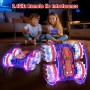 Coche Teledirigidos Todoterreno, Carro RC Radiocontrol Monster Truck Offroad 2.4GHz Alta Velocidad 22 km/h Juguete Niños 6 7 8 9