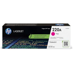 HP 220A W2203A, Magenta, Cartucho Tóner Original, de 1.800 páginas, para impresoras HP Laserjet Pro 4202, 4302