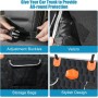 OneAmg Funda Coche Perro Protector Coche Perros Asiento Trasero con Ventana de Malla Visible, Bolsillo, Protección Lateral y
