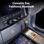 UGREEN Receptor Bluetooth 5.4 Adaptador Jack 3.5mm Aux Auxiliar Conector Audio Coche Manos Libres, Gris Oscuro