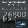 ACEZUK Arrancador de Batería de Coche 7000A, Compresor de Aire 150PSI, 26800mAh Arrancador de Coches para Vehículo(Toda Gasolina