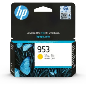 HP 953 F6U14AE, Amarillo, Cartucho de Tinta Original, compatible con impresoras de inyección de tinta HP OfficeJet Pro 7720,