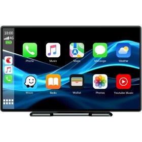 Volam Portátil Radio Coche con Inalámbrico A-pple Carplay & Android Auto,9 Pulgadas Autoradio Estéreo IPS Pantalla Táctil con