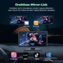 Volam Portátil Radio Coche con Inalámbrico A-pple Carplay & Android Auto,9 Pulgadas Autoradio Estéreo IPS Pantalla Táctil con
