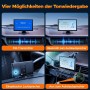 Volam Portátil Radio Coche con Inalámbrico A-pple Carplay & Android Auto,9 Pulgadas Autoradio Estéreo IPS Pantalla Táctil con