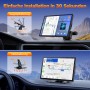 Volam Portátil Radio Coche con Inalámbrico A-pple Carplay & Android Auto,9 Pulgadas Autoradio Estéreo IPS Pantalla Táctil con
