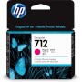 HP 712 3ED68A Magenta, Cartucho de Tinta Original HP, de 29 ml, para Impresoras Plotter de Gran Formato HP DesignJet Series