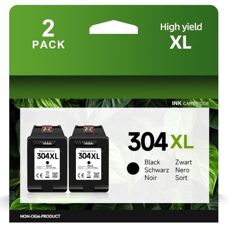 304XL Cartuchos para HP 304 Cartuchos de Compatible con HP 304 Cartuchos de Impresora para Envy 5000 5030 5010 5020 5032 5020