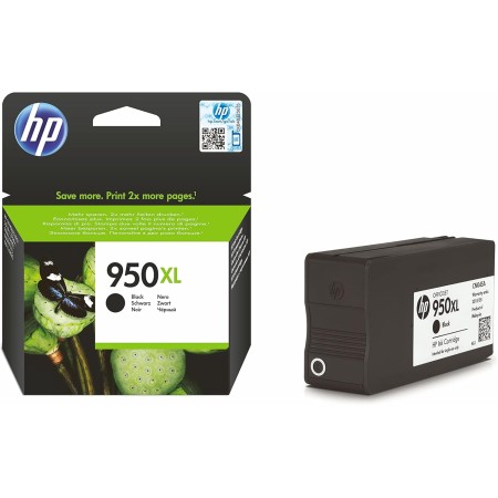 HP 950XL CN045AE, Negro, Cartucho de Alta Capacidad Original, 2.300 páginas, Para impresoras HP Officejet Pro serie 8600, 8100,
