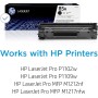HP 85A CE285A Negro, Cartucho Tóner Original, de 1.600 páginas, para impresoras HP LaserJet P1102, P1102w, M1132 MFP, Pro M1212