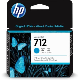 HP 712 3ED67A Cian, Cartucho de Tinta Original HP, de 29 ml, para Impresoras Plotter de Gran Formato HP DesignJet Series T2500,