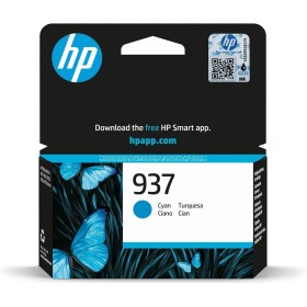 HP 937 4S6W2NE, Cian, Cartucho de Tinta Original, Compatible con impresoras HP OfficeJet Pro 9110, 9120, 9130, 9720 y 9730