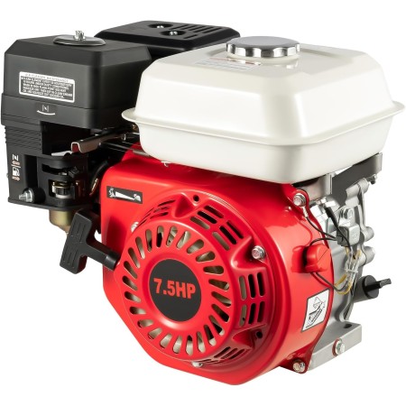 Motor de gasolina de 4 tiempos de 7,5 CV, motor estacionario, motor de 210 c, motor estacionario monocilindro, refrigerado por