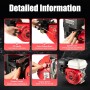 Motor de gasolina de 4 tiempos de 7,5 CV, motor estacionario, motor de 210 c, motor estacionario monocilindro, refrigerado por