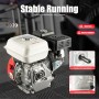 Motor de gasolina de 4 tiempos de 7,5 CV, motor estacionario, motor de 210 c, motor estacionario monocilindro, refrigerado por