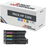 Pulpo Cartucho - Pack de 4 Toner Genérico W2200/1/2/3X Compatible con HP 220X - Para Impresoras Color LaserJet Pro 4202dn,
