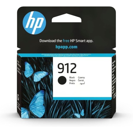 HP 912 3YL80AE, Negro, Cartucho de Tinta Original, compatible con impresoras de inyección de tinta HP OfficeJet Pro Series 8010