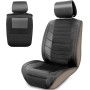 Upgrade4cars 2 x Funda de Asiento Delantero para Coche Anti-Sudor Negro | Cubre-Asiento Universal en Algodón Anticalor |