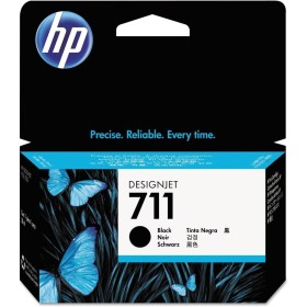 HP 711 CZ129A Negro, Cartucho de Tinta Original HP DesignJet, de 38ml, para Impresoras Plotter de Gran Formato HP DesignJet