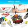 12/24 colores/juego impermeable Colorfast tela textil rotulador perman