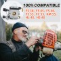 Jrisbo Kit Carburador para STIHL FS55 FS55R FS38 FS45 FS46 FC55 KM55 Desbrozadora, Carburador de Desbrozadora FS55 R Repuestos